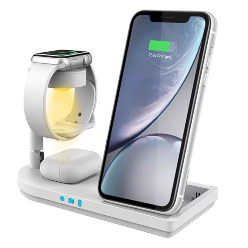 Foldable 3-in-1 Wireless Charg - Watch Charger Cable ulasan dan harga
