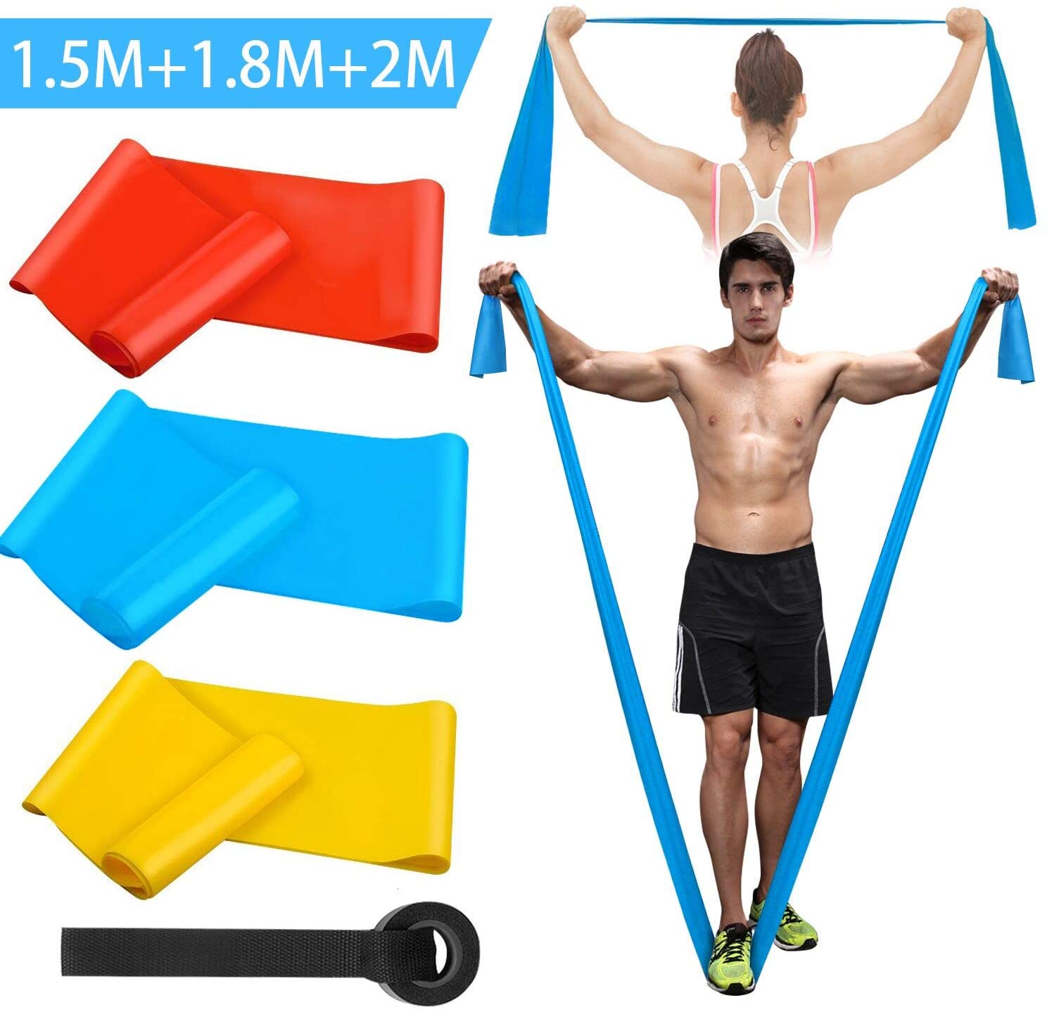 Elastic Fitness Bands 3Pcs Res - Milanaise Mesh Band ulasan dan harga