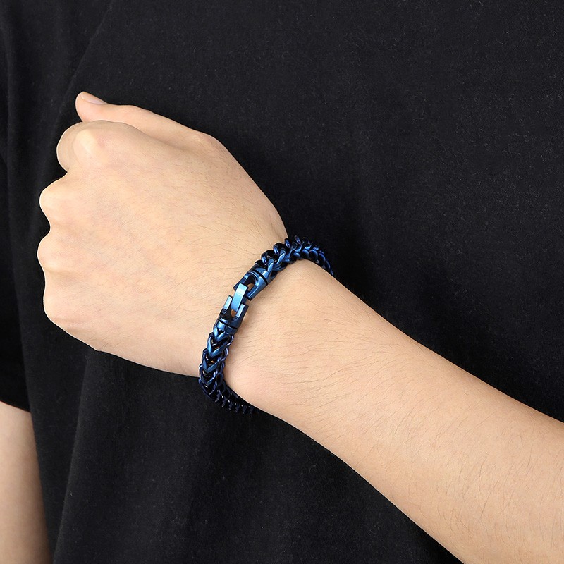 Rainbow Bbracelet 10mm Hip Hop - Ceramic Link Bracelet ulasan dan harga