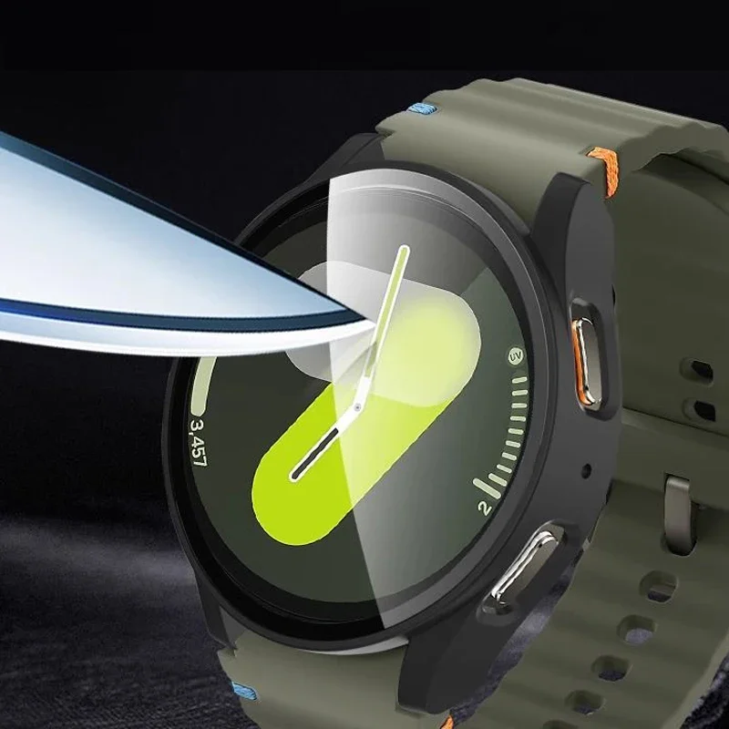 Tempered Glass+Case for Samsun - Huawei Smartwatch Accessories ulasan dan harga