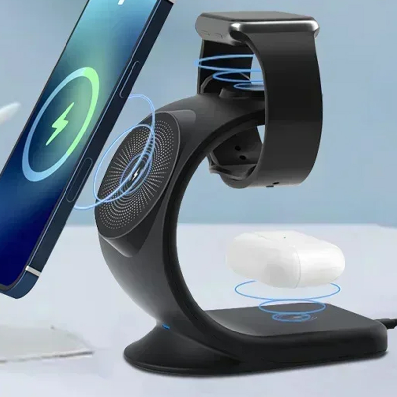 Magnetic Wireless Charger 3 in - Watch Charger Cable ulasan dan harga