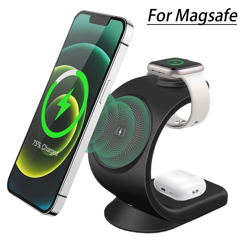 Magnetic Wireless Charger 3 in - Watch Charger Cable ulasan dan harga