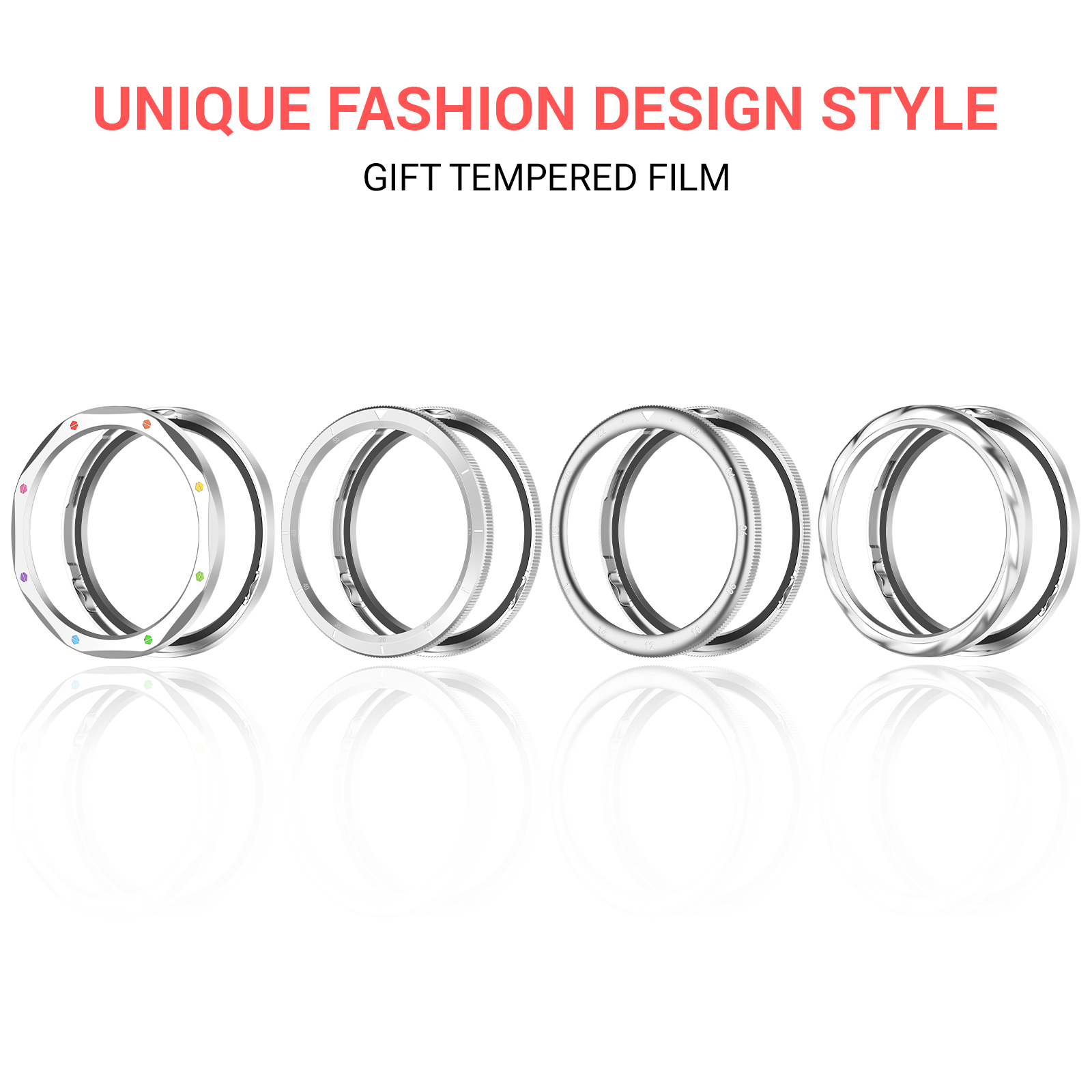 BUSKOZ Metal Bezel Watch Case  - Xiaomi Smartwatch S3 Accessories ulasan dan harga