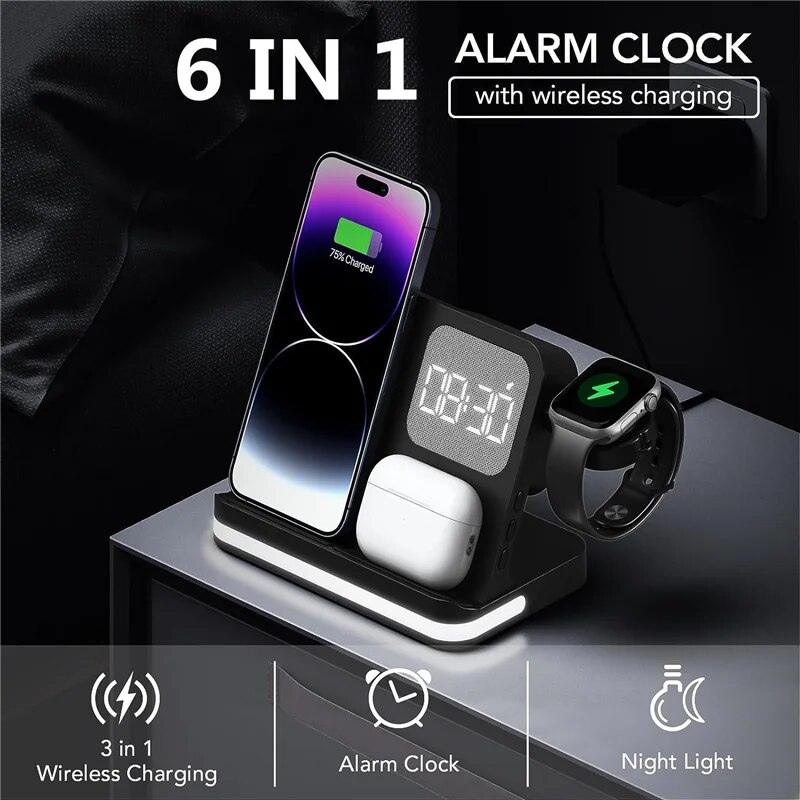 Wireless Charger Stand For iPh - Smartwatch Ac ulasan dan harga