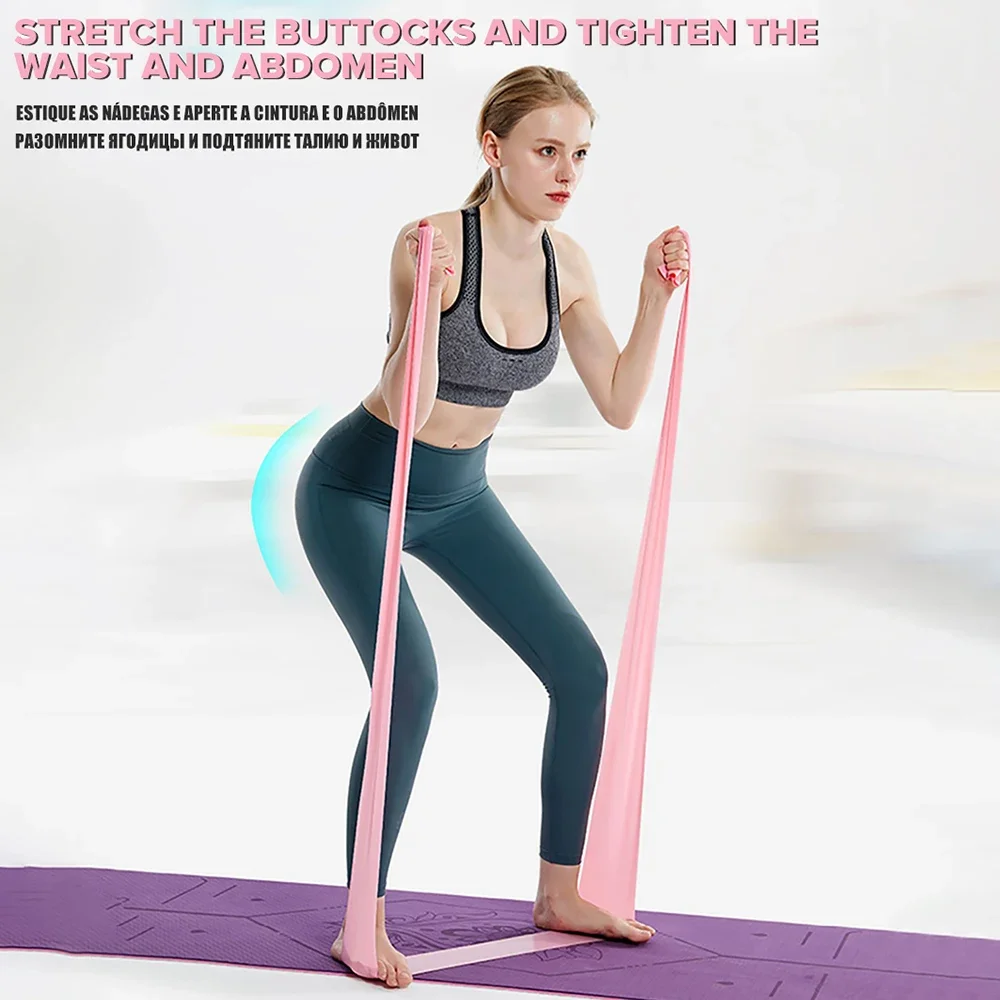 Length 200cm Yoga Pilates Stre - Milanaise Mesh Band ulasan dan harga