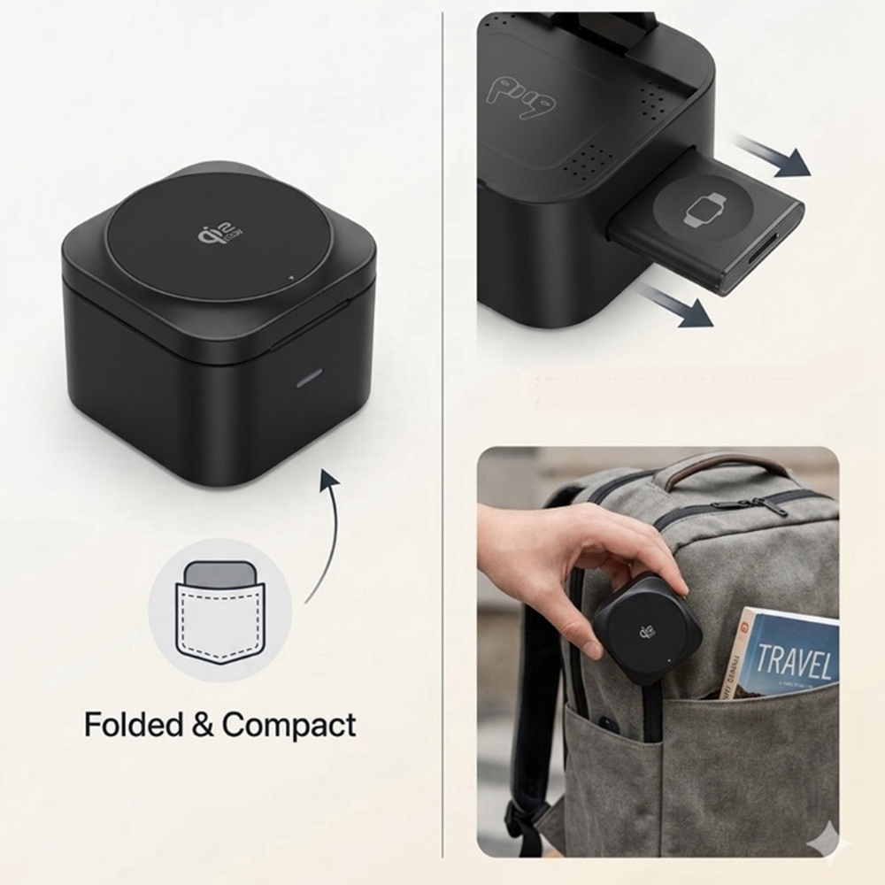 25W 3in1 Magnetic Wireless Cha - Smartwatch Ac ulasan dan harga