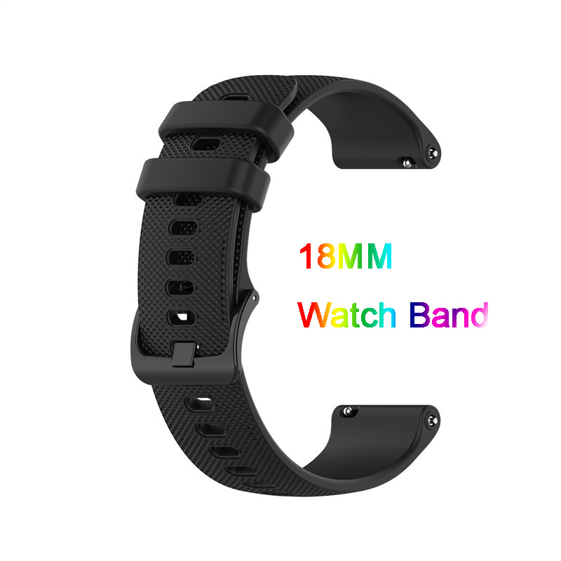 18mm Silicone Watch Band Compa - Fossil Smartwatch Accessories ulasan dan harga