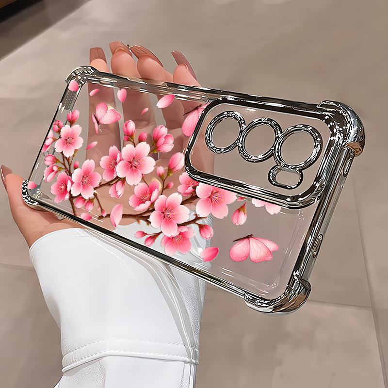 Pink Peach Blossom Pattern Pho - Oppo Reno 12 ulasan dan harga
