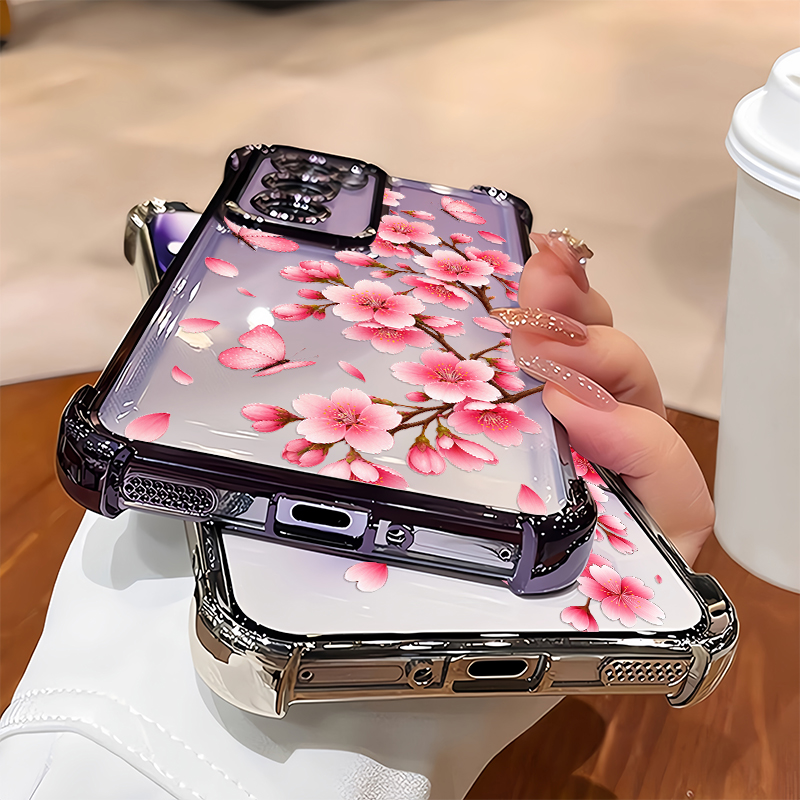 Pink Peach Blossom Pattern Pho - Oppo Reno 12 ulasan dan harga