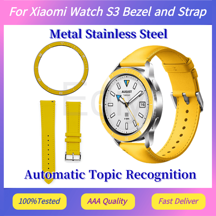 For Xiaomi Watch S3 Bezel and  - Xiaomi Smartwatch S3 Accessories ulasan dan harga