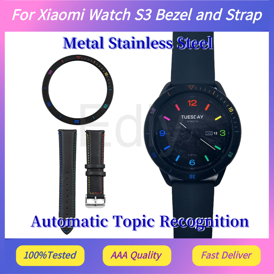 For Xiaomi Watch S3 Bezel and  - Xiaomi Smartwatch S3 Accessories ulasan dan harga