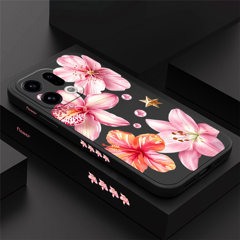Cute Pink Lily Flowers Phone C - Oppo Reno 12 ulasan dan harga