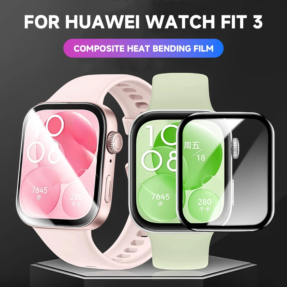 3D Screen Protector for Huawei - Huawei Smartwatch Accessories ulasan dan harga
