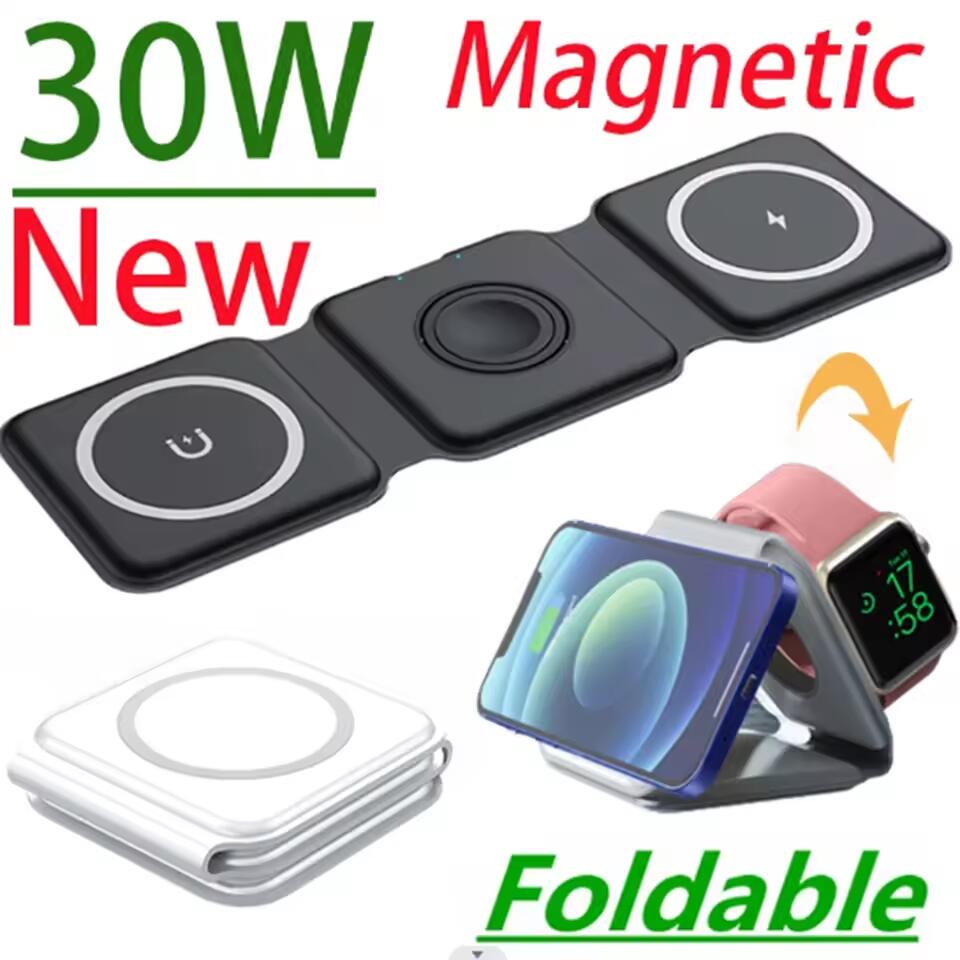 3 in 1 Portable Magnetic Wirel - Smartwatch Ac ulasan dan harga